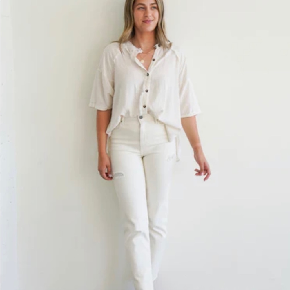 CJLA CHRISSY JEANS -SEA SALT. NEW/NEVER WORN. Size 13.